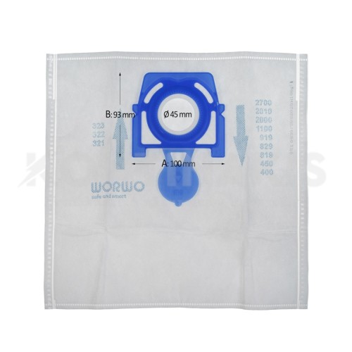 Σακούλα Ηλεκτρικής Σκούπας συμβατές για Pitsos/Zelmer GVCA100B 