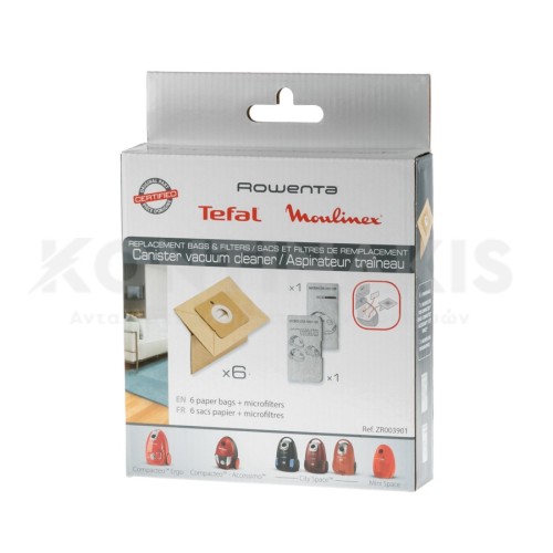 Σακούλα Ηλεκτρικής Σκούπας Rowenta Compacteo/Mini Space/Ergo Σακούλα Ηλεκτρικής Σκούπας Rowenta Compacteo/Mini Space/Ergo