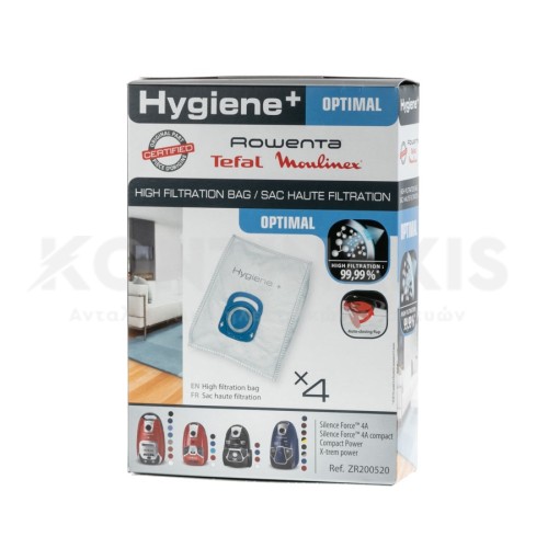 Σακούλες Ηλεκτρικής Σκούπας Rowenta Hygiene+ Σακούλες Ηλεκτρικής Σκούπας Rowenta Hygiene+